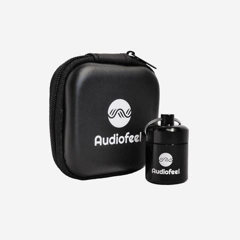 Audiofeel Gehörschutz Zipperbag und Alu Gehäuse für Konzerte und Festivals