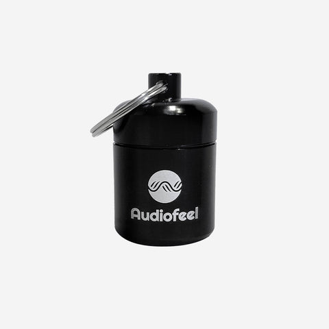 Alu Gehäuse der Gehörschutzstöpsel von Audiofeel.shop